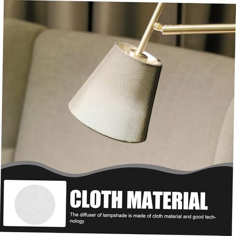 2Pcs Heat Resistant Ceiling Lamp Shade Diffuser Covers for Chandeliers and Pendant Lights Dazzling Fabric Lampshades for Eye Protection Easy Install for Home and Lighting in Saudi Arabia