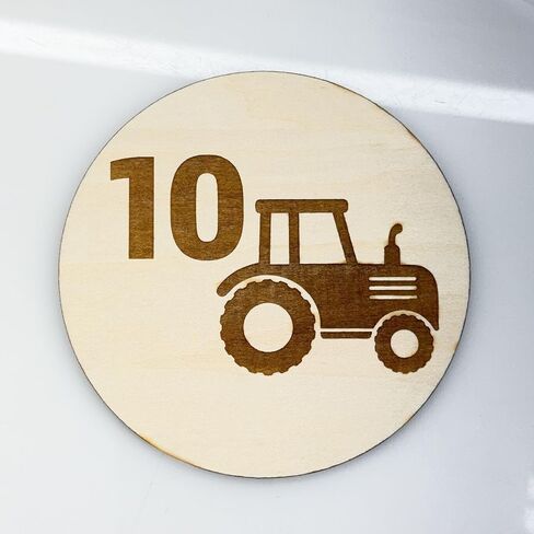 Baby Milestone Signs, Farming Theme Nursery Decor, Monthly Photo Props, Birth Announcement Cards, Farm Themed Baby Nursery in Saudi Arabia