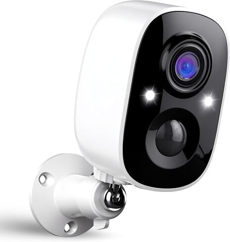 Security Cameras Wireless Outdoor, 2K Battery Powered Outside Cameras for Home Security, Indoor, WiFi, Color Night Vision, AI Motion Sensor, 2-Way Audio, Weatherproof, SD/Cloud Storage in Saudi Arabia