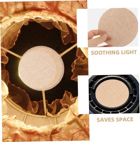 Uonlytech 2pcs Fire Resistant Lampshade Diffuser Soft Light Ceiling Spotlight Covers for Eye Protection Glare Pendant Lamp Accessories for Safe Warm Lighting in Saudi Arabia