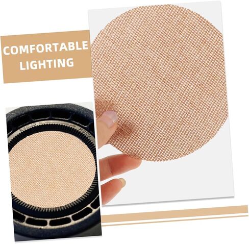 Uonlytech 2pcs Fire Resistant Lampshade Diffuser Soft Light Ceiling Spotlight Covers for Eye Protection Glare Pendant Lamp Accessories for Safe Warm Lighting in Saudi Arabia