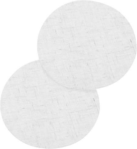 Gatuida 2Pcs Fabric Ceiling Lampshade Diffuser Shade Round Shading Plate for DIY Chandelier Lamp Accessories Cloth Material Easy Installation in Saudi Arabia