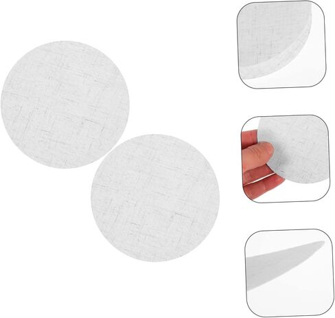 Gatuida 2Pcs Fabric Ceiling Lampshade Diffuser Shade Round Shading Plate for DIY Chandelier Lamp Accessories Cloth Material Easy Installation in Saudi Arabia