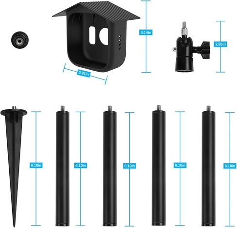 Huafly Wall Mount for Blink Sync Module Core Outdoor & Indoor Blink Sync Module Mount No Drilling No Messy Bblink Sync Mount (MODULE MOUNT) in Kuwait