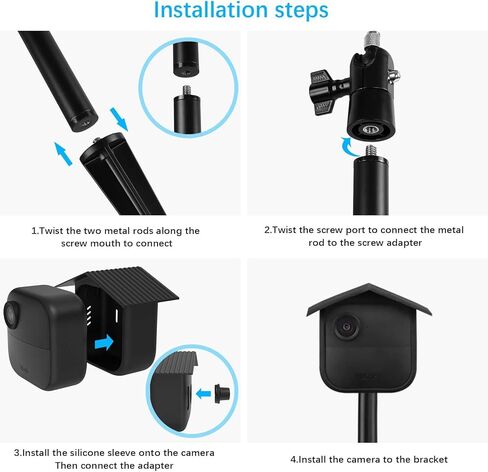 Huafly Wall Mount for Blink Sync Module Core Outdoor & Indoor Blink Sync Module Mount No Drilling No Messy Bblink Sync Mount (MODULE MOUNT) in Kuwait