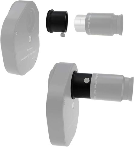 Astromania Telescope Filter Drawer, Multiple 9-Position Filter Wheel Holder - Bundle with - M42X0.75 Male Thread to 1.25" Adapter in Saudi Arabia