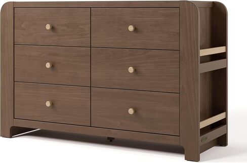 Graco Read-with-Me 3 Drawer Chest with Bookshelves and Removable Changing Topper (Olive with Driftwood) - GREENGUARD Gold Certified, Nursery & Kids' Bedroom Wood Chest with Spacious Storage in Saudi Arabia