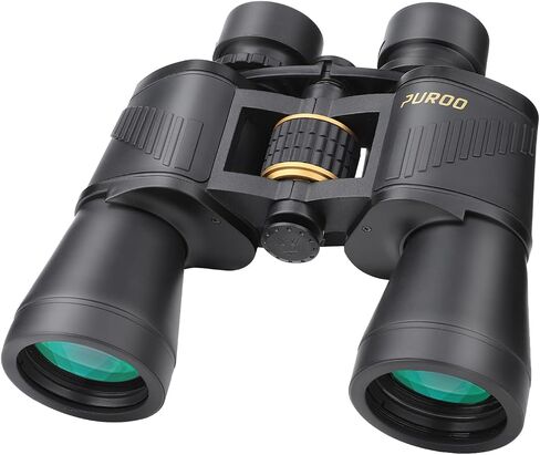 PUROO 10x50 Binoculars for Adults high Powered — Full-Size HD Optics, Large Objective Lens, Wide Field of View, Low-Light Performance — Rugged Outdoor Hunting Essentials for Bird Watching & Hunting in Saudi Arabia