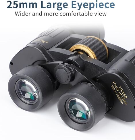 PUROO 10x50 Binoculars for Adults high Powered — Full-Size HD Optics, Large Objective Lens, Wide Field of View, Low-Light Performance — Rugged Outdoor Hunting Essentials for Bird Watching & Hunting in Saudi Arabia