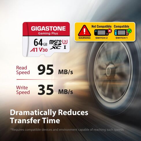 【Switch 2】 GIGASTONE 1TB microSD Express, MicroSDXC Express Memory Card SD 7.1 Speed up to R/W 800/650MB/s Compatible with Nintendo-Switch 2, Professional Camera, A1 V30 U3, with SD Adapter in Saudi Arabia