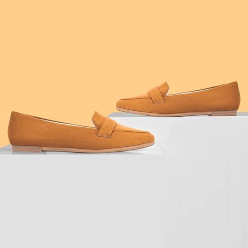 حذاء نسائي كاجوال مريح من MUSSHOE: حذاء بدون كعب بمقدمة مدببة للنساء: 2025 حذاء باليه أنيق للنساء العاملات من سن 25 إلى 45 عامًا في مكتب العمل in Kuwait