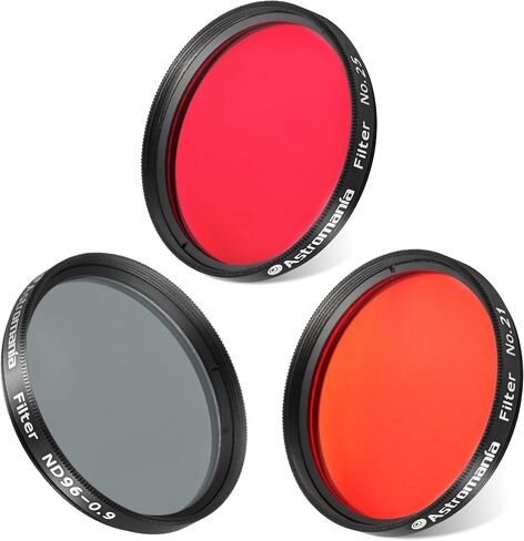 Astromania 2" Color/Planetary Filter for Telescope - #21 Orange - Bundle with - 2" #25 Red&ND96-0.9 Moon Filter in Saudi Arabia