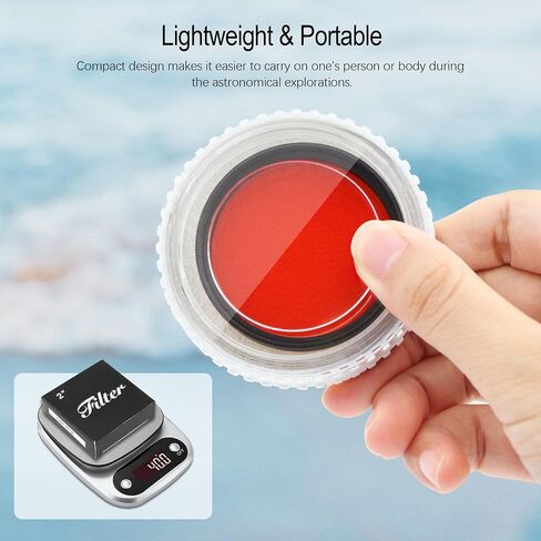 Astromania 2" Color/Planetary Filter for Telescope - #21 Orange - Bundle with - 2" #25 Red&ND96-0.9 Moon Filter in Saudi Arabia