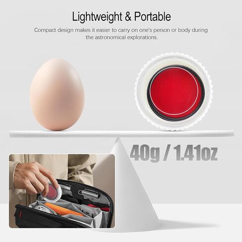 Astromania 2" Color/Planetary Filter for Telescope - #25 Red - Bundle with - 2" #21 Orange&ND96-0.6 Moon Filter in Saudi Arabia