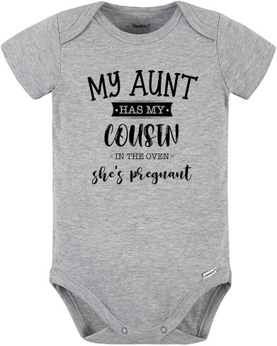 عمتي لديها ابن عم في الفرن Baby Onesie® ملابس أطفال لطيفة هدية إعلان الطفل 80 in Saudi Arabia