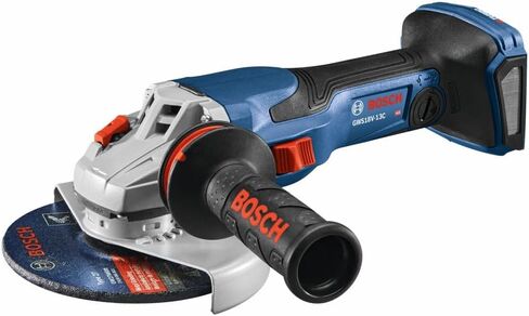 Bosch 18V PROFACTOR Brushless Lithium-Ion 5-6 in. Cordless Angle Grinder with Slide Switch (Tool Only) (Renewed) in Saudi Arabia