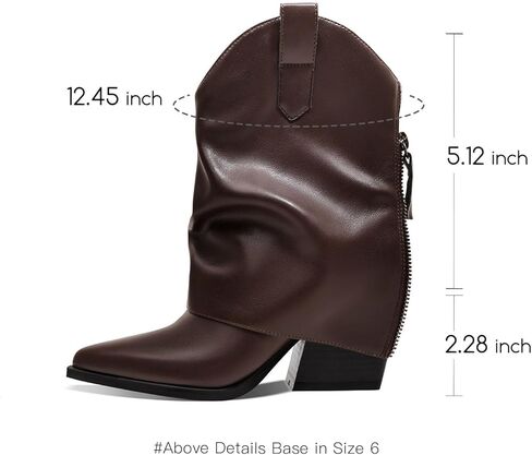 إمرأة الكاحل أضعاف أكثر من الأحذية مكتنزة منتصف كعب الجوارب الرجعية أشار تو الجانب سستة أحذية قصيرة بكعب أحذية للنساء خريف شتاء in Kuwait