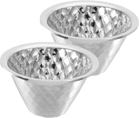 Uonlytech 2pcs Flashlight Reflector Cup Replacement Part Spotlight Accessory for Led Lighting Compact Reflector Ring for Indoor and Outdoor Use Enhances Light Focus and Distance in Kuwait