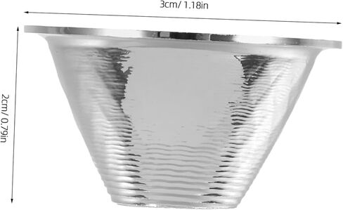 Uonlytech 2pcs Flashlight Reflector Cup Replacement Part Spotlight Accessory for Led Lighting Compact Reflector Ring for Indoor and Outdoor Use Enhances Light Focus and Distance in Kuwait