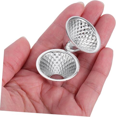 Uonlytech 2pcs Flashlight Reflector Cup Replacement Part Spotlight Accessory for Led Lighting Compact Reflector Ring for Indoor and Outdoor Use Enhances Light Focus and Distance in Kuwait