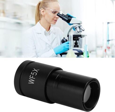 Microscope Eyepiece, WF5X Wide Angle Eyepiece, High Refractive Index, High Definition, High Light Transmittance, Universal Biological Eyepiece for Microscopes (WF10X) in Saudi Arabia