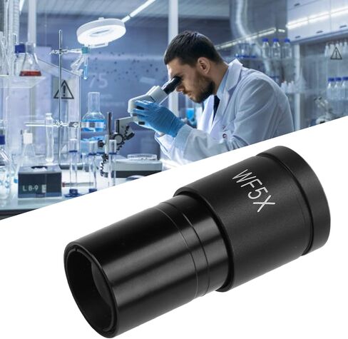Microscope Eyepiece, WF5X Wide Angle Eyepiece, High Refractive Index, High Definition, High Light Transmittance, Universal Biological Eyepiece for Microscopes (WF10X) in Saudi Arabia