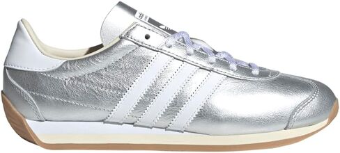 حذاء رياضي نسائي من adidas Country Og برباط كاجوال - فضي، أبيض in Kuwait