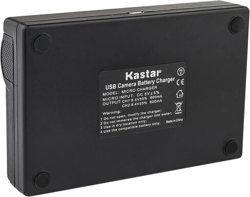 Kastar LPE8 2X Battery + USB Dual Charger for LP-E8, LPE8 and Rebel T5, T2i, T3i, T4I, T5i, 700D, 650D, Kiss X5, Kiss X4, Kiss X6i, Kiss X7i EOS 550D 600D Digital SLR Cameras in Saudi Arabia