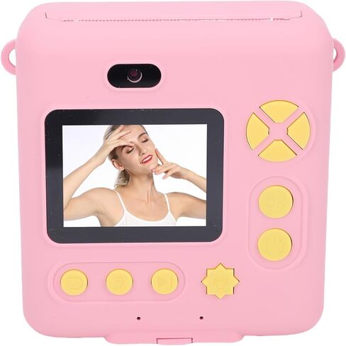 كاميرا Ciciglow Kids للطباعة الفورية، كاميرا طباعة صور فورية بعدسة مزدوجة بدقة 1080 بكسل عالية الدقة مع بطارية 1200 مللي أمبير في الساعة للمتعة والإبداع في الهواء الطلق in Kuwait