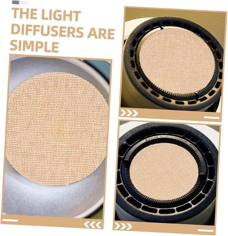 Artibetter 2pcs Light Diffuser for Spotlights Fire Resistant Glare Pendant Lamp Shades Eye Protection Soft Lighting for Rooms Easy to Install Ceiling and Downlight Covers in Saudi Arabia