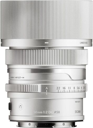 Sigma 50mm F2 DG (Silver) | Contemporary for L Mount in Saudi Arabia