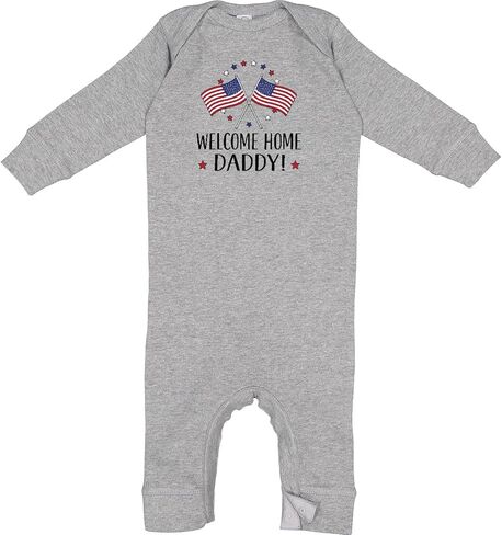 أغطية رومبير للأطفال من Inktastic Military Homecoming Welcome Home Daddy Baby in Kuwait