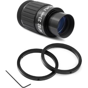 Astromania 2 Inches Ultra Wide Angle Eyepiece for Planetary and Deep Space, 82 Degree 23mm UWA Eyepiece - Bundle with - 2 Inch Telescope Eyepiece Parfocal Rings Set of Two in Saudi Arabia