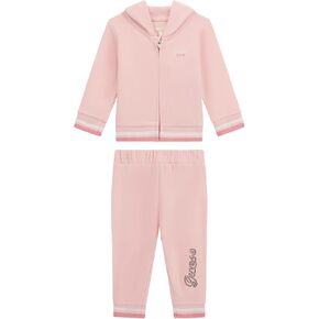 GUESS baby-girls Eco Long Sleeve Hooded Active Top and Pants Set in Kuwait