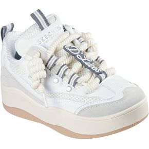 حذاء Skechers Woman D'Lites XL - Wave Crest Sneaker Shoe 185320 اللون أبيض/أزرق/رمادي مقاس أمريكي 7 in Kuwait