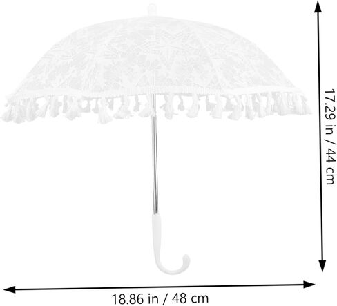 الدانتيل مظلة الزخرفية خمر الدانتيل المظلة لتصوير حفل زفاف زهرة فتاة والعرس استخدام تصميم التطريز خفيفة الوزن ومحمولة لحفلات الرقص وخاصة in Saudi Arabia