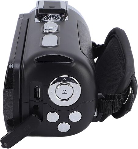 4K HD Digital Camera, 28X Zoom Video Recorder Auto Focus with 3 Inch Rotation Screen, Portable Selfie Vlog Camera Camcorder with LED Light for Travel in Saudi Arabia