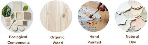 مجموعة حائط الحضانة Dreamy Skies - فيل على القمر ومنطاد الهواء الساخن وملصقات النجوم (موضوع أزرق) in Kuwait