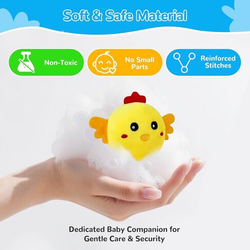 Baby Toys 6-12 Months, Little People Farm with Crinkle, Rattle & Squeaker – Little People Barn with Stuffed Farm Animals for Newborn Infants, Montessori Learning Toys for Babies in Saudi Arabia