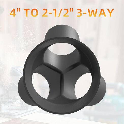 4 "إلى 2-1/2" خرطوم تجميع الغبار ثنائي الاتجاه مناسب عالميًا لمتجر Vacs وجامعي الغبار in Kuwait