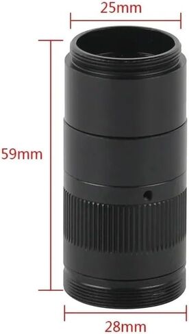 Adjustable 80X 160X C-Mount Zoom Lens for HDMI USB for VGA Industrail Digital Video Soldering Microscope Camera(160X) in Kuwait