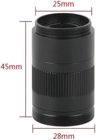 عدسة تكبير 80X 160X قابلة للتعديل على شكل C لكاميرا HDMI USB لكاميرا مجهر لحام الفيديو الرقمي VGA Industrail (160X) in Kuwait