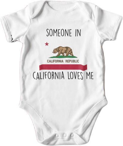 California Flag - Baby Boy Girl Clothes Infant Bodysuit Funny Cute Newborn in Saudi Arabia