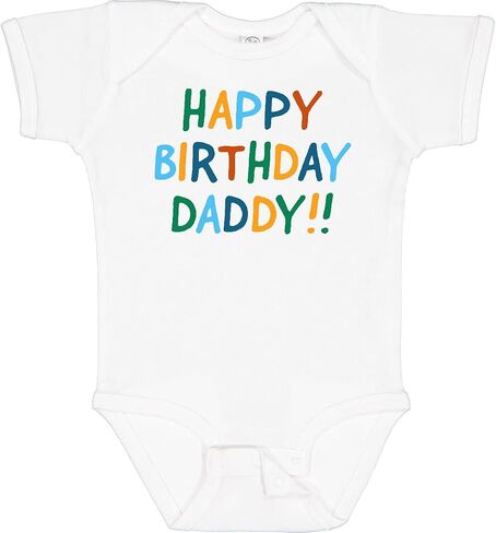 inktastic Happy Birthday Daddy Baby Bodysuit in Saudi Arabia