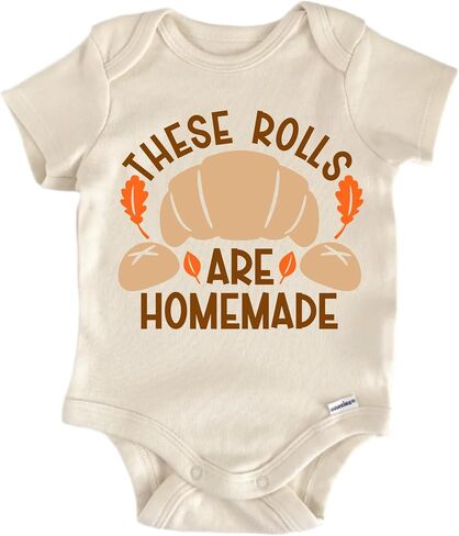 These Rolls Are Homemade Bread - Baby Boy Girl Clothes Infant Bodysuit Funny Cute in Saudi Arabia