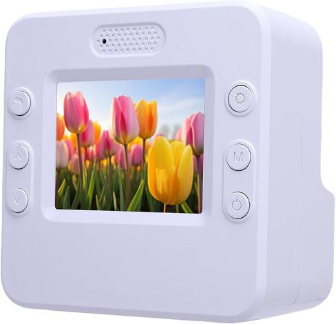 Diydeg Instant Print Camera for Kids, 24MP 2.4in 1080P HD Screen Digital Camera with Print Paper, Built in Fun Frames and Filters, for Christmas Birthday Gifts Toys (White) in Saudi Arabia