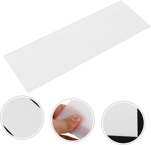 Lurrose Acrylic Light Diffuser Panel Semi Transparent Lampshade Diffuser for LED Ceiling Fixtures Uniform Soft Lighting Wear Resistant Acrylic Easy Installation in Saudi Arabia