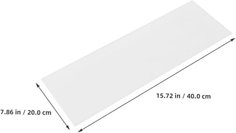 Lurrose Acrylic Light Diffuser Panel Semi Transparent Lampshade Diffuser for LED Ceiling Fixtures Uniform Soft Lighting Wear Resistant Acrylic Easy Installation in Saudi Arabia