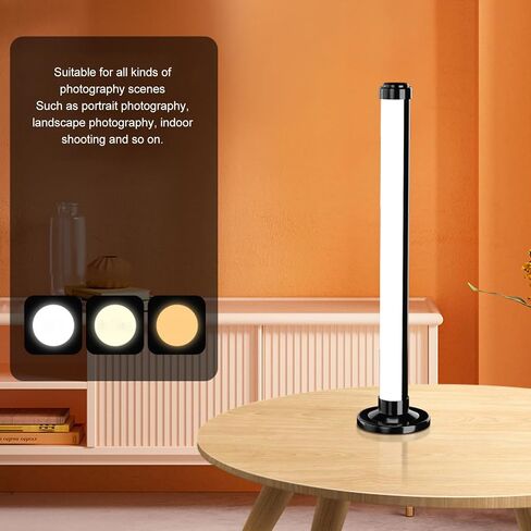 Photography Light Stick, 3 Color Dimming Portable Video Lighting Stick for Stage Performance in Saudi Arabia