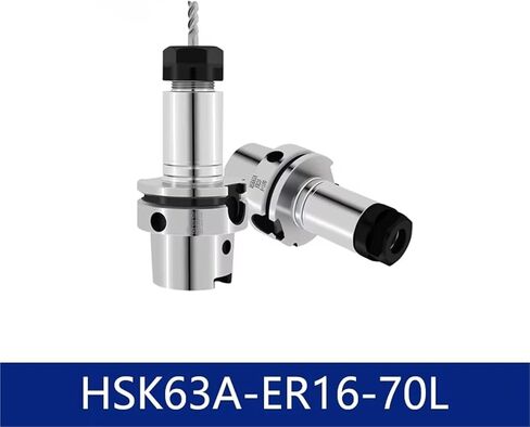 HSK63 HSK63A Tool Holder HSK40A HSK50A ER16 ER20 ER25 ER32 Tool Holders CNC Five-axis Machine Spindle Lathe Chuck Milling Lathe Accessories(HSK63A-ER40-70L) in Saudi Arabia